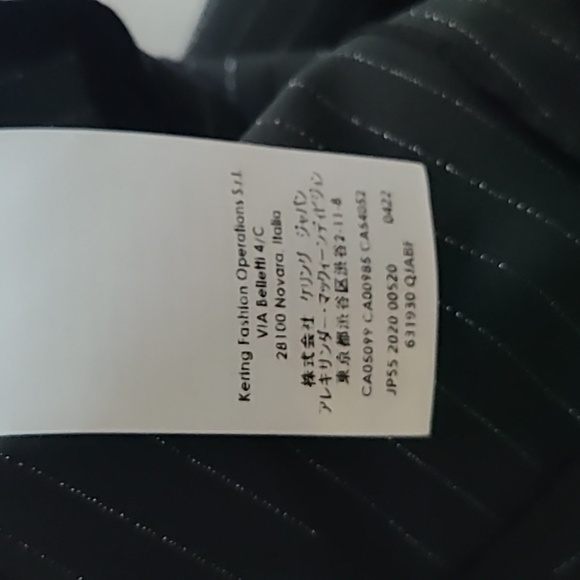 NWT Alexander McQueen Pinstripe Bootcut Dress Pants IT Size 40/US2-4 - Picture 7 of 10